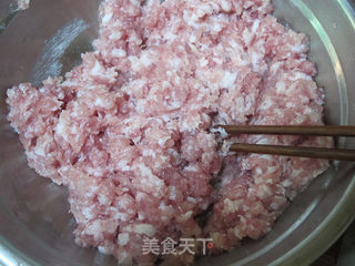 全手工圆白菜鲜肉锅贴的做法步骤:3