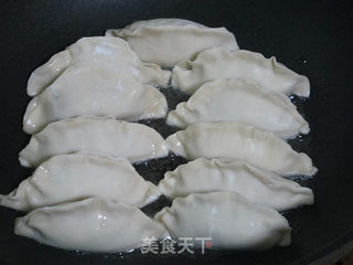 全手工圆白菜鲜肉锅贴的做法步骤：22