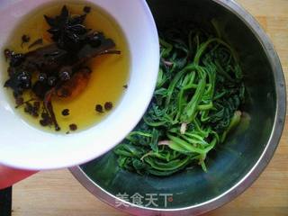 干豆腐炝菠菜的做法步骤:8