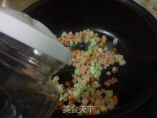 火腿豆腐羹的做法步骤:6