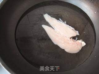 鸡脯扒小白菜的做法步骤：1