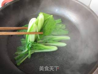鸡脯扒小白菜的做法步骤:4