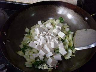 白梗菜烧豆腐的做法步骤:8