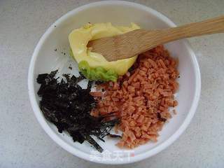 芥末海苔餐包的做法步骤:6