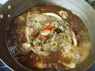 鱼头泡饼的做法步骤:9
