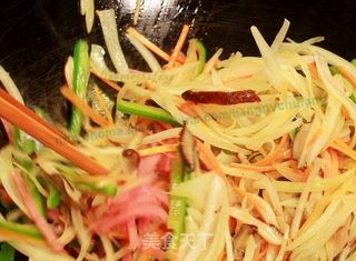 港式炒桂花翅的做法步骤:7