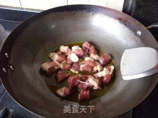 家常菜-----茭白焖肉的做法步骤:7