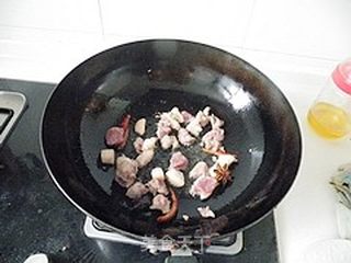 沂蒙农家菜---米豆皮炖肉的做法步骤:6