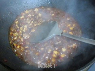 香菇肉丁鸡蛋面的做法步骤:9