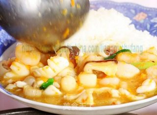 港式海鲜烩饭(加一种老火鸡汤的煲煮方法)的做法步骤:6