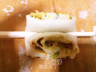 麻辣葱花卷—第一次蒸花卷的做法步骤：8