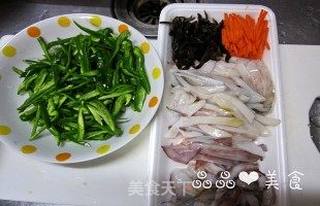 味增什锦鱿鱼的做法步骤：1