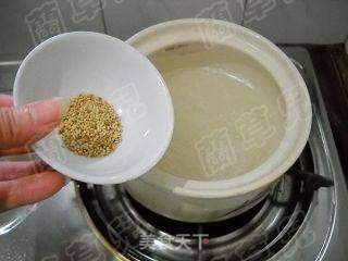 花生芝麻粥的做法步骤:5