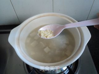 补气虚益脾胃的---【鳌花鱼豆腐粥】的做法步骤:6