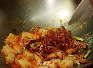 港式炒萝卜糕的做法步骤:5
