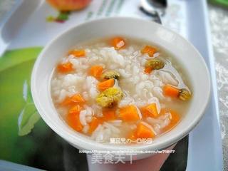 菊花胡萝卜粥的做法步骤:6