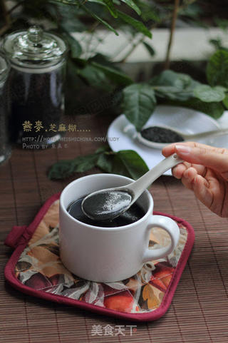 燕麦芝麻糊的做法步骤:11