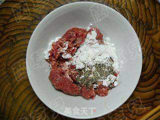 牛肉萝卜缨粥的做法步骤:3