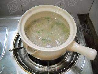牛肉萝卜缨粥的做法步骤:9