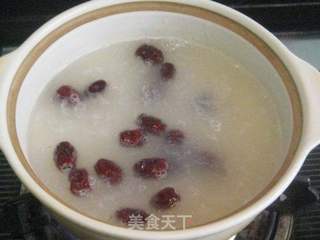 桂花红枣糯米粥的做法步骤:4