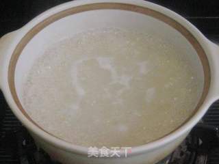 薄荷金银花粥的做法步骤:2