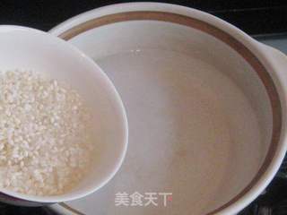 木芙蓉花糯米粥的做法步骤:3