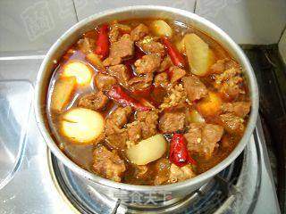香辣红油牛肉火锅的做法步骤:11