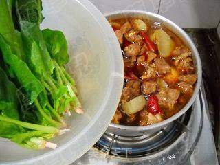 香辣红油牛肉火锅的做法步骤:12