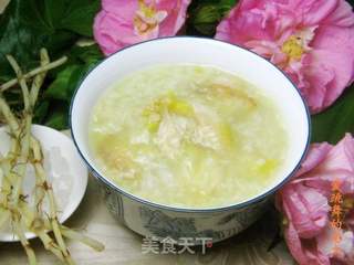 鱼腥草木芙蓉花粥的做法步骤:6