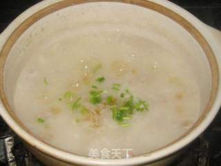 金银花瘦肉粥的做法步骤:7