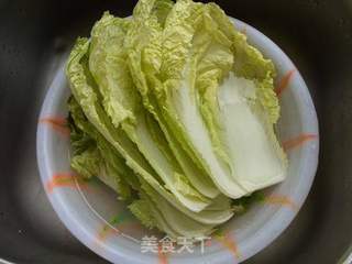 大白菜炒千张丝的做法步骤：2