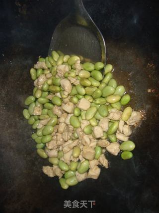 毛豆鸡丁的做法步骤：5