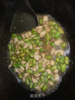 毛豆鸡丁的做法步骤：6
