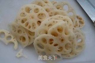 糖醋藕片（无油版）的做法步骤：3