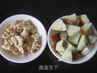 红巧梅花核桃糯米粥的做法步骤:2