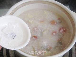 红巧梅花核桃糯米粥的做法步骤:9