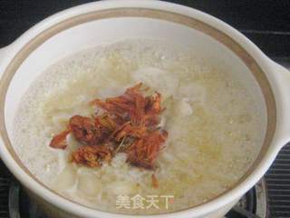 百合花莲子小米粥的做法步骤:4