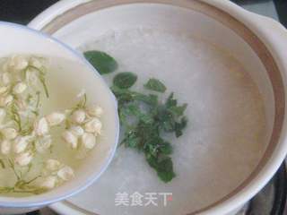 茉莉花薄荷糯米粥的做法步骤:5
