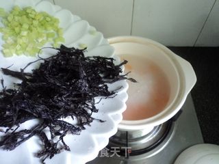 平肝降压防止动脉硬化的---【紫菜减肥粥】的做法步骤:6