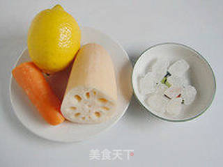 增强免疫—莲藕胡萝卜汁的做法步骤：1
