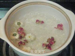 玫瑰花粥的做法步骤：2