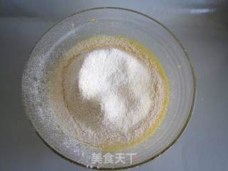 玉米面戚风蛋糕的做法步骤:4