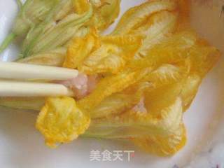 南瓜花糯米粥的做法步骤:3