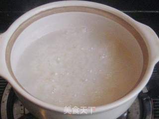 南瓜花糯米粥的做法步骤:4
