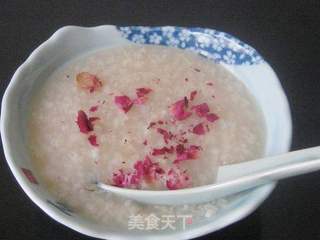 玫瑰花粥的做法步骤:6