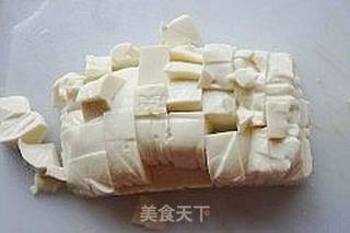 蟹粉豆腐羹的做法步骤:3