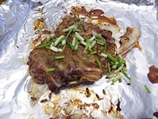 香葱烤羊排的做法步骤:5