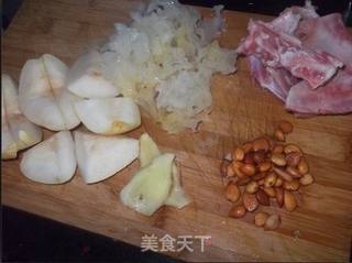 清润汤 雪梨南北杏排骨汤的做法步骤:3