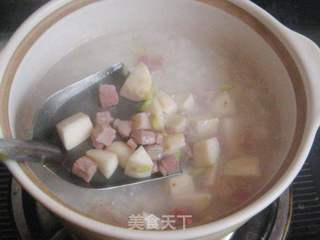 黄花菜咸肉粥的做法步骤:5
