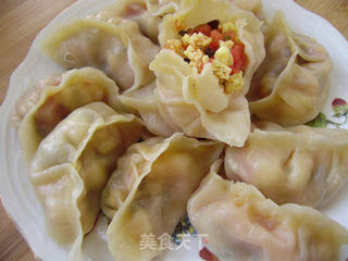健康主食----西红柿鸡蛋蒸饺的做法步骤:11